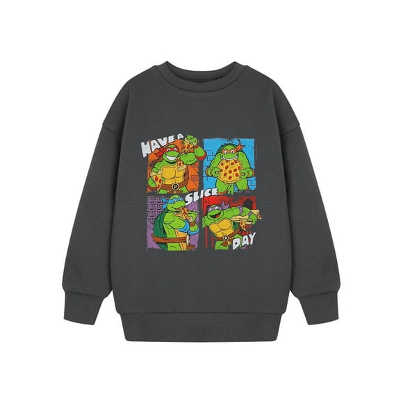 Teenage Mutant Ninja Turtles Boys Grey Sweatshirt