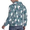 thumbnail image 6 of Daiia Forest Rabbit for Men's Fashion Hoodies & Sweatshirts with Kangaroo Pocket Hooded Sweatshirt Breathable & Moisture Wicking-X-Large, 6 of 7