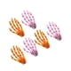 thumbnail image 2 of Pinzas para el pelo de mano de esqueleto de Halloween, 6 piezas, color rosa y naranja, pinzas para el pelo de esqueleto de Halloween, juego de pinzas para el pelo de hueso de manos, grado profesional, 2 of 8
