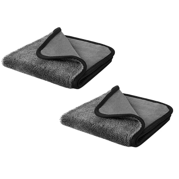 Shiny Cleaning Wipes Shower Cleaning Cloths- 2pcs Super Absorbent Microfiber Bath Towels for Effortless Cleaning of Windows, Bathroom, Car & Home Toilet - Shiny Cleaning Wipes(15.7x15.7in)