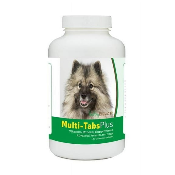 Healthy Breeds 840235174974 Keeshonden Multi-Tabs Plus Chewable Tablets - 180 Count
