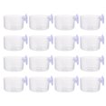 thumbnail image 4 of 16 Pcs Tasse d'Alimentation pour Insectes Rouges d'Aquarium Distributeur de Nourriture Transparent, 4 of 8