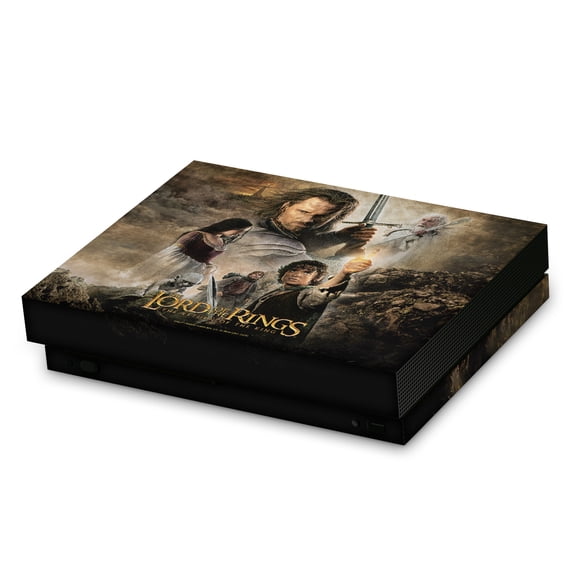 Head Case Designs Officially Licensed The Lord Of The Rings The Return Of The King Posters Main Characters Vinyl Skin Decal Compatible with Microsoft Xbox One X Console