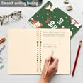 thumbnail image 4 of FORMRS 1-Subject Spiral Notebook 8" x 5" College Ruled 60 Refillable Sheet A5 Hard Cover, 2 Pack, Christmas Santa, 4 of 7