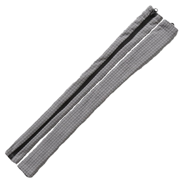 Cubierta del apoyabrazos Sunnimix 1 par de reposas de poliéster extraíble lavable a silla de oficina Color Gris claro 55 cm 16 cm
