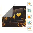 thumbnail image 3 of Honeii Casino Playing Cards for Dish Drying Mat for Kitchen Counter, Non-slip Rubber Backed, Hide Stain Kitchen Super Absorbent Draining Mat, Dish Rack Pad, 3 of 8