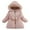 Pink, variant on XBASW Baby Toddler Fleece Jackets Winter Hooded Coat for Girls Thick Outerwear 1-5Y