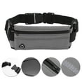 thumbnail image 3 of Unique Bargains 1 Pc Single Layer with Hold a Kettle Model Running Waist Pack for Hiking Gym Polyester Gray, 3 of 4
