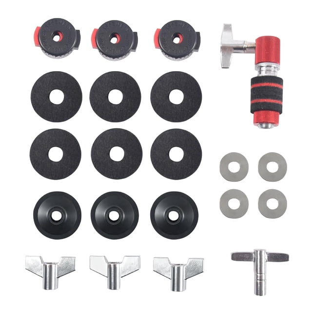 Accesorios de repuesto Cymbal Seteol, 21 piezas, para batería