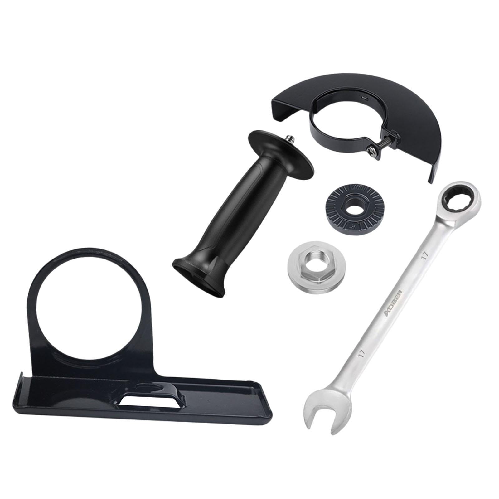 Fzaqwen Angle Grinder Cutting Base 45mm Mount Angle Grinder Protection Cover Upgrade Set