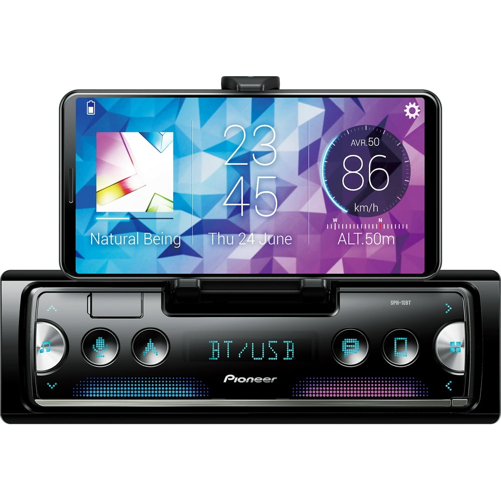 Pioneer SPH10BT Pioneer Smart Sync Smartphone Receiver Featuring Built