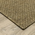 thumbnail image 3 of Style Haven  Veranda Tonal Woven Basket Weave Indoor-Outdoor Rug Brown 6'7" x 9'6" 6' x 9' Accent, Outdoor, Indoor Living Room, Patio, Dining Room, 3 of 5