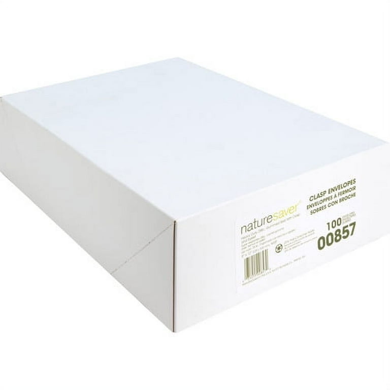 Nature Saver Recycled Clasp Envelopes - Clasp - #90 - 9 Nature Saver Recycled Clasp Envelopes - Clasp - #90 - 9