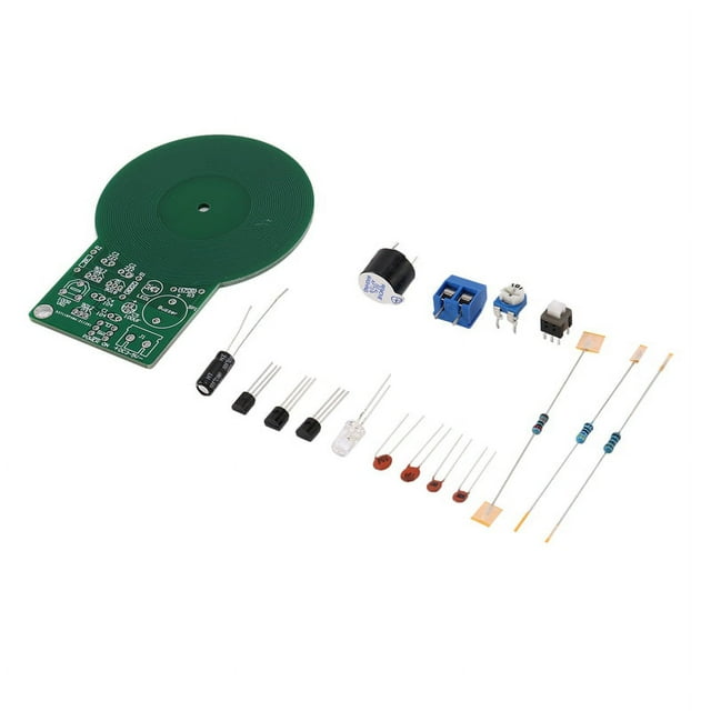 Less than 60mm Simple Metal Detector,for Assemble Kit DIY Electronic Soldering Practice,Metal Sensor Buzzer DC 3-5V