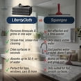 thumbnail image 5 of Microfiber Cleaning Towels for Glass & Windows, Lint-Free Cleaning Cloth for Mirrors, Stainless Steel & Household Surfaces, 5 of 6