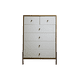thumbnail image 1 of Cajonera Moderna De 6 Cajones Diseño Minimalista Comoda blanca, 1 of 3
