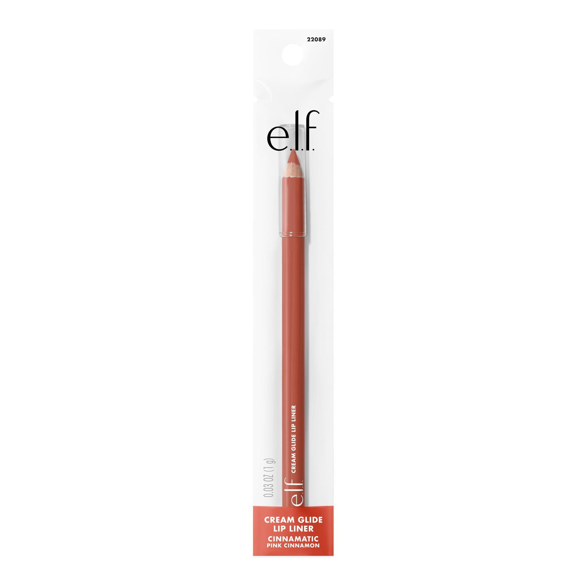 e.l.f. Cosmetics Cream Glide Lip Liner, High Colour Payoff and a Semi-Matte Finish, 1 Count Per Pack, E.L.F.COSMETICS ELF CREAM GLD LIP CN