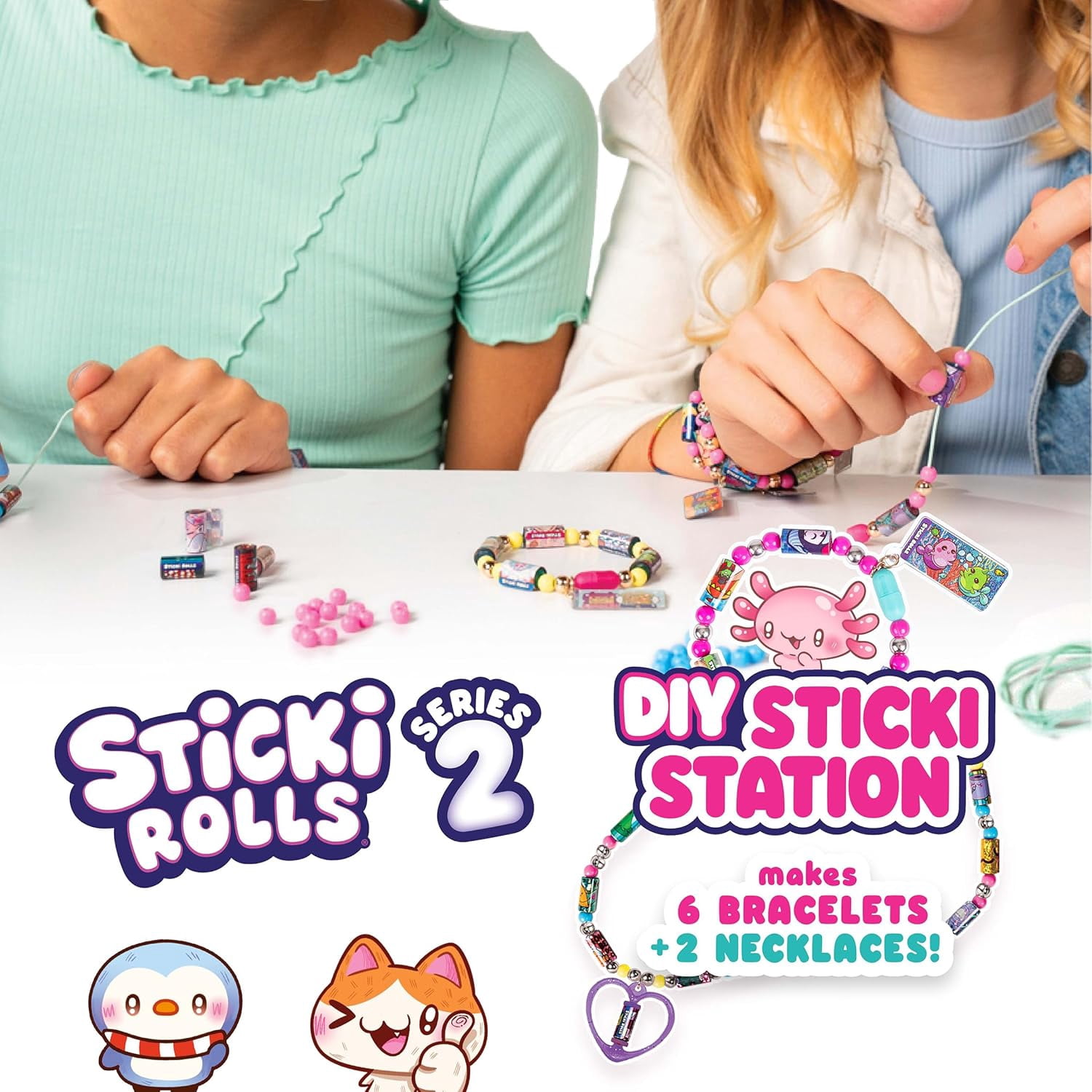 Sticki Rolls Station SERIES 2 Sticki Book Set for Girl