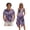 Purple Marble, variant on Xixirimido Tropical Palm Tree Sunset Print Hawaii Couple Matching Outfit Men's Hawaiian Shirt and Women's Summer Sleeveless Dress Soft Midi Beach Dresses Matchable Couple Outfits, 2XL