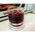 thumbnail image 4 of 360 Degree Rotating Whiskey Glass, Spinning Cocktail Glass with Stable Decoupled Base, Old Fashioned Crystal Cut Drinking Glassware, Stress Relief Function, Unique Whiskey Gift for Husband Father, 4 of 7