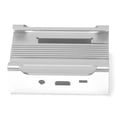 thumbnail image 2 of Estuche protector de metal Estuche duradero de aleación de aluminio con procesamiento CNC para Raspberry Pi 3rdSilver, 2 of 5