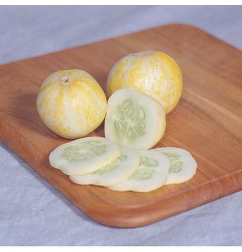 Lemon Cucumber Seeds For Planting | Non-GMO Heirloom Vegetable | Easy To Grow, Sweet Flavor For Summer Garden
