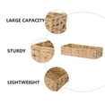 thumbnail image 4 of Eease Rattan Woven Seagrass Wicker Storage Basket, 4 of 6