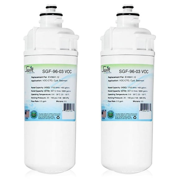Swift Green Filters SGF-96-03 VOC Compatible Commercial Water Filter for EV9601-12, Made in USA (Pack of 2)
