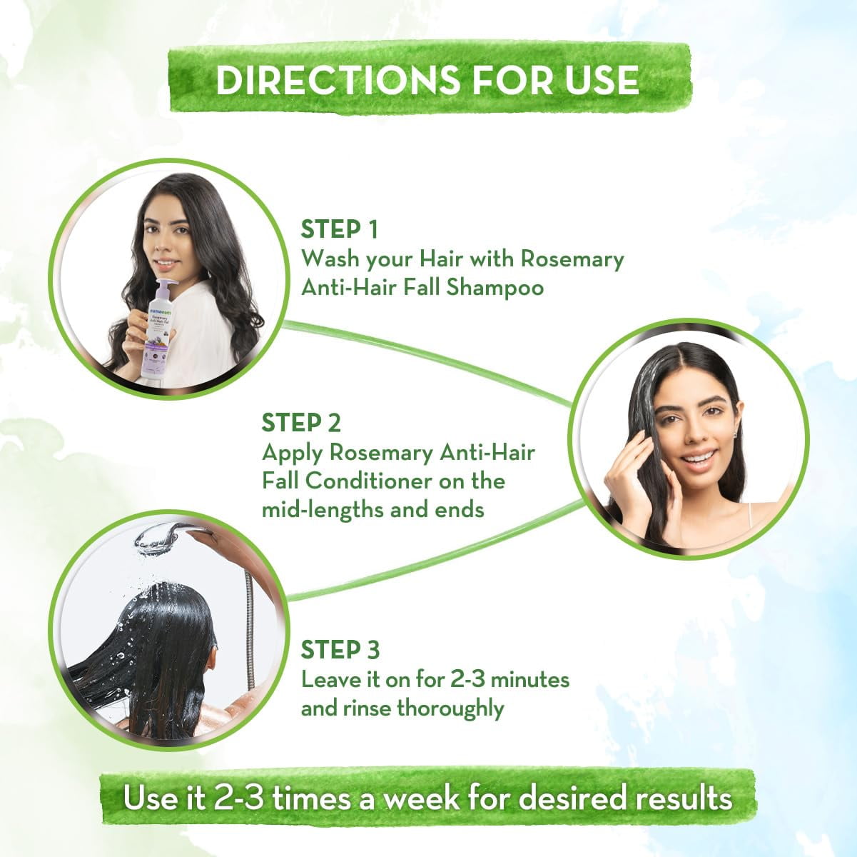 Mamaearth Rosemary Hair Fall Control Kit - 650ml