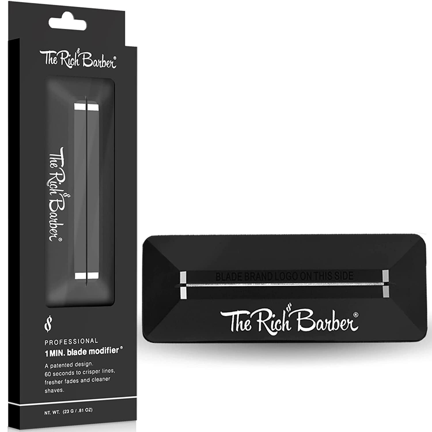 The Rich Barber 1 Minute Blade Modifier - Trimmer Blade Sharpening Tool For Sharper Lines & Precision Detailing