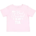 thumbnail image 3 of Inktastic My Best Friend is My Tia with Hearts Boys or Girls Baby T-Shirt, 3 of 5