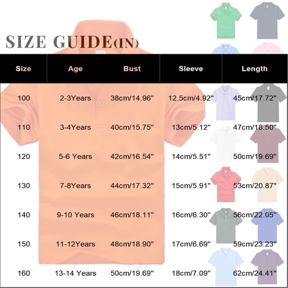 Abcomgle Girls Polo Shirts Size 10-12 Short Sleeve Pique Polo Shirt Button Closure Solid Color School Uniform Casual Collared Tshirts for Kids Boys