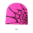 thumbnail image 2 of Youkk Stay Warm And Stylish With Versatile Knit Hat M Winter Essential Spider Web Hats rose pink, 2 of 6