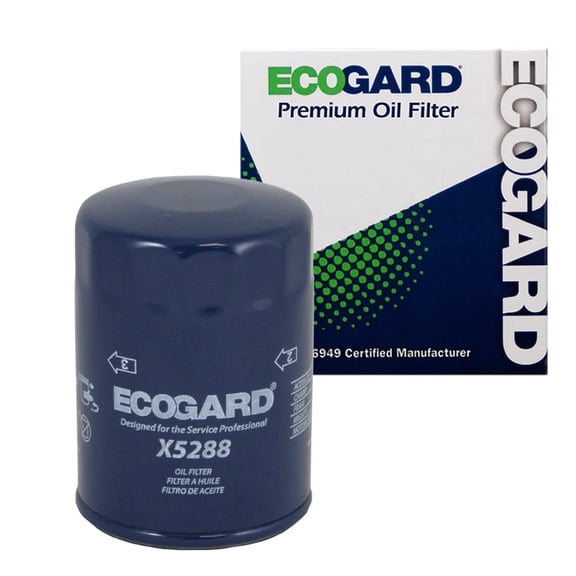 ECOGARD X5288 Premium Spin-On Engine Oil Filter for Conventional Oil Fits Chevrolet Impala 3.5L 2006-2011, Trailblazer 4.2L 2002-2009, Silverado 1500 5.3L 2000-2002, Tahoe 5.3L 2000-2002