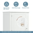 thumbnail image 6 of Harper & Bright Designs Tall Bathroom Storage Cabinet with Doors and Drawer, Modern Freestanding Storage Cabinet with Adjustable Shelf, White, 6 of 16