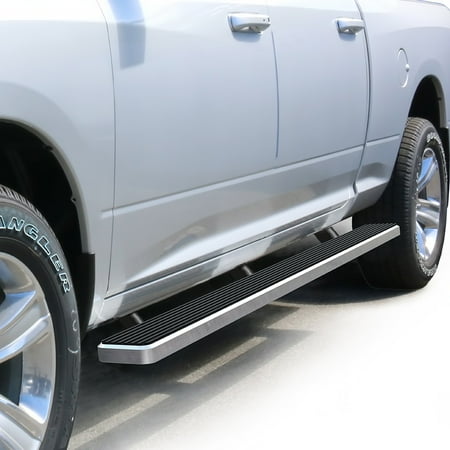 - 2004-2008 Ford F-150 SuperCrew Cab (Excl. 04 Heritage Edition) 4 Inch Brushed iStep Side Step