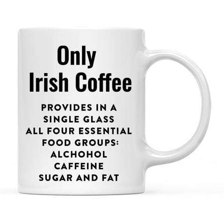 Andaz Funny Profession Food Groups Quote Ceramic Coffee Mug