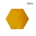 thumbnail image 3 of Inicio Etiqueta de la pared Exquisite Habitaciones creativas Decoraciones Decoración de la habitación Decoración estética Fondo Pegatinas Espejo Superficie Calcomanía Dorado 24 piezas Scienceny HA047858-02B, 3 of 7