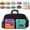 #A-Black, variant on Casual Color Block Overnight Bag Weekend Getaway Weekender Crossbody Bags Cute Travel for Traveling Airplane Nylon