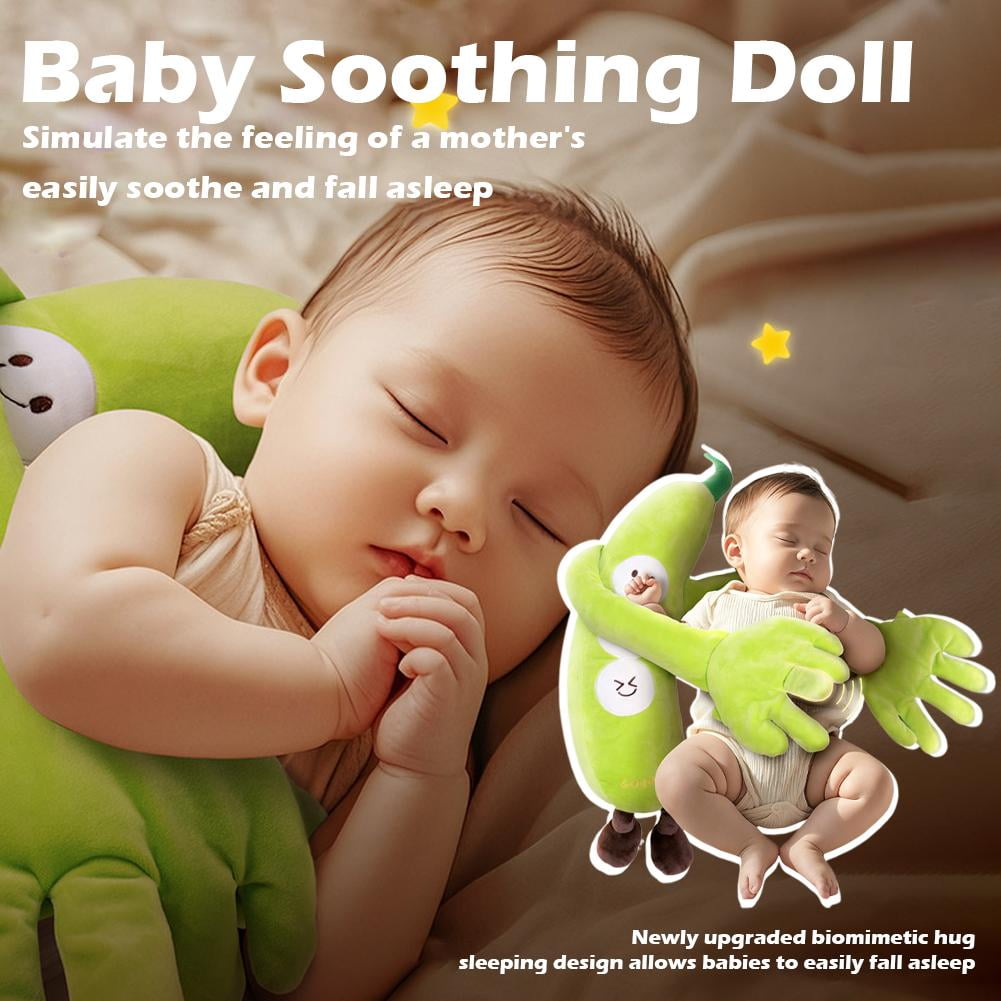 Baby Soothing Doll with Patting & Warmth - Simulated Sleep Aid, Remote Control Plush Toy for Infants 0-1 Year, 25.6 Inch
