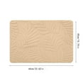 thumbnail image 3 of SHENGXINY Solid Color Bath Mat Clearance Rugs Ultra Absorbent Non-Slip Memory Foam Machine Washable Soft Velvet Bath Mats Easier To Dry For Bathroom Floor Khaki, 3 of 8