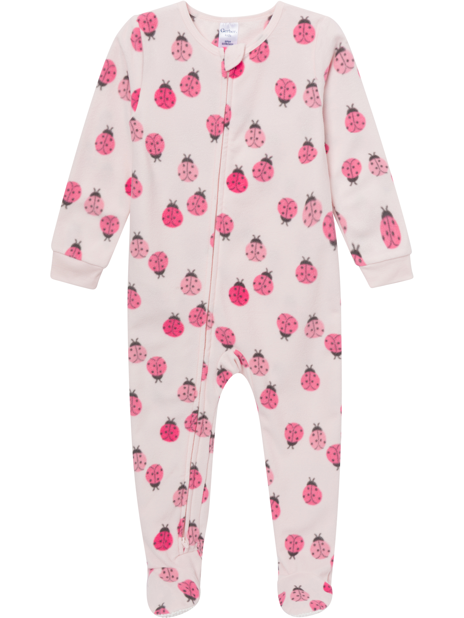Gerber Microfleece 2-Way Zipper Footed Pajamas, 3-Pack photo 3