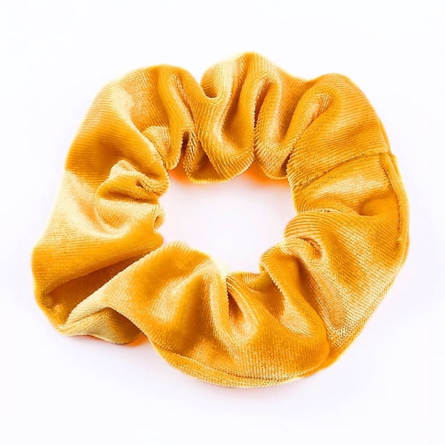 Anillo para el pelo de intestino grueso de cerdo de terciopelo europeo y americano, accesorio para el cabello, anillo para el pelo de felpa multicolor simple