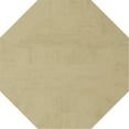 thumbnail image 4 of Ekena Millwork 18"W x 18"H Timberthane Knotty Pine Octagonal Faux Wood Non-Functional Gable Vent, Primed Tan, 4 of 5