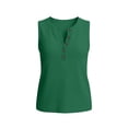 thumbnail image 6 of GUACER Waffle Knit Henley Tank Top for Women Sleeveless Button-Front Casual Tee Breathable Summer Camisole, 6 of 6