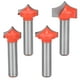 thumbnail image 3 of Bitas de Enrutador de Carpintería de 4 piezas, Broca de Enrutador de Vástago de Alta Dureza 8, Para Mácinas Herramientas para Trabajar la Carpintería de Carpintería Máquinas, 3 of 7