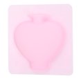 thumbnail image 2 of Maceta colgante de silicona rosa extraíble para decoración del hogar y el baño, florero de pared con diseño floral, 2 of 8