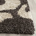thumbnail image 4 of Safavieh Florida Shag Dark Brown Shag Rug - 3'3" x 5'3", 4 of 5