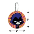 thumbnail image 6 of Teen Titans Go! Raven Round Luggage ID Tag Card Suitcase Carry-On, 6 of 8
