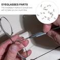 thumbnail image 3 of SHISUYAN 2 Sets Eyeglasses Screws Replacement Eyeglasses Screws Useful Sunglasses Parts, 3 of 9